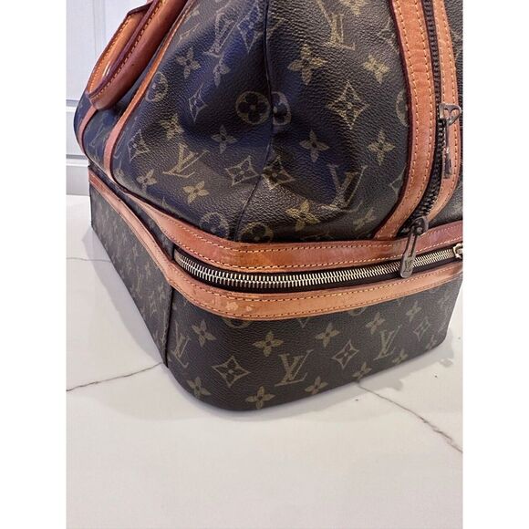 VINTAGE LOUIS VUITTON TRAVEL BAG RARE OVERNIGHT HANDBAG - Picture 9 of 16